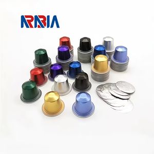 Kapsul Kopi <span class=keywords><strong>Nespresso</strong></span> Aluminium Foil Kosong Berkualitas Tinggi Grosir Dengan Stiker - Product Image 1