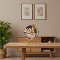 Meilleure vente populaire nouveautés maison lumière décoration Wellfun nouvelle haute qualité nouveauté cadeaux Globe terrestre Globe décor Globe