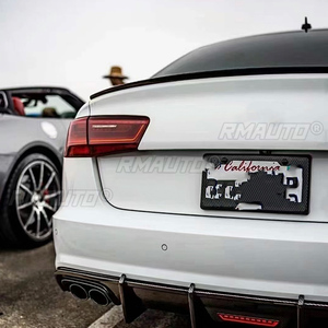 สปอยเลอร์หลังขนาดใหญ่สำหรับ Audi A6 C7 ปี 2011-18 วัสดุ ABS คุณภาพสูง สปอยเลอร์ฝากระโปรงท้ายรถยนต์ ปีกหลัง สปอยเลอร์ท้ายรถ อุปกรณ์ตกแต่งเฉพาะรุ่น S6 - Product Image 6