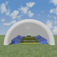 Structure de Dôme Gonflable Professionnel pour Publicité Sportive, Tente Arche Étanche et Durable, Dôme de Tennis Gonflable, Structure de Stade, Taille Personnalisable