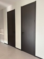 Bois massif moderne, très populaire, au design simple et élégant, imperméable, finition carbone cristal, pour l'intérieur des chambres et salles de bain, style ferme.