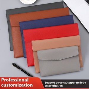 Bán buôn A4 B5 A5 <span class=keywords><strong>A6</strong></span> phong bì thư mục tập tin điều hành kinh doanh hội nghị túi với biểu tượng tùy chỉnh da túi tài liệu - Product Image 2