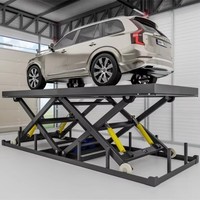 Table élévatrice à ciseaux électrique en matériau personnalisé, plateforme de déchargement fixe hydraulique à ciseaux pour le transport de marchandises