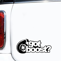Autocollant Got boost Turbo JDM drôle pour voiture abaissée, autocollant en vinyle pour pare-chocs, fenêtre, cadeau, autocollants découpés, autocollant pour fenêtre de voiture, autocollant pour verre