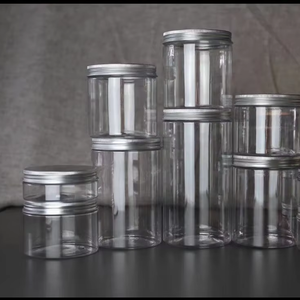 Bao Bì Thực Phẩm 25Ml 30Ml 50Ml 100Ml 120Ml 250Ml <span class=keywords><strong>500Ml</strong></span> Màu Đen Hổ Phách Rõ Ràng Pet <span class=keywords><strong>Jar</strong></span> Pet Thực Phẩm Cấp <span class=keywords><strong>Jar</strong></span> Với Nhựa Nhôm Nắp - Product Image 1