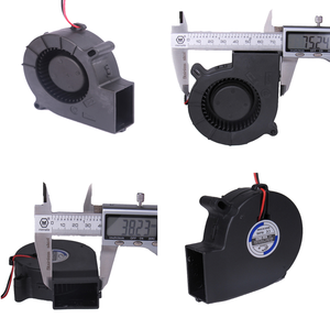 Ventilateur souffleur haute pression 75 mm 7525 75x75x25 mm 12 volts 24 volts CC sans balais 3000 tr/min Ventilateur turbo CC 12 V - Product Image 4
