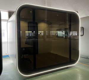 Casas <span class=keywords><strong>de</strong></span> <span class=keywords><strong>Jardín</strong></span> Contemporáneas Prefabricadas, Módulos <span class=keywords><strong>de</strong></span> Oficina <span class=keywords><strong>de</strong></span> Madera para Patio Trasero, Amplia Sala <span class=keywords><strong>de</strong></span> Relajación, Diseño Único y Personalizado, Caseta <span class=keywords><strong>de</strong></span> Oficina - Product Image 2