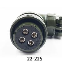 Connecteur à baïonnette pour fibre optique, étanche, pour aviation, avec servomoteur à verrouillage, 22-22 20-18, pour Fanuc Mitsubishi