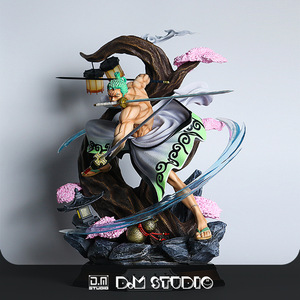 <span class=keywords><strong>Figura</strong></span> de Resina de 43 cm (17.72 Pulgadas) del Personaje de Anime Luffy <span class=keywords><strong>Zoro</strong></span> Gear 3, Modelo de Colección - Product Image 3