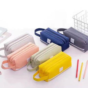 Công suất lớn bút chì trường hợp sáng tạo và đa chức năng hai lớp bút chì trường hợp học sinh với xử lý - Product Image 6