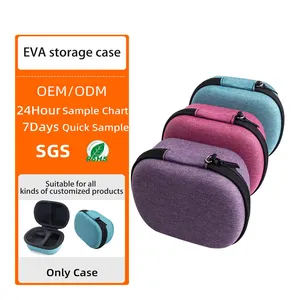 Grosir kotak eva tas headphone ponsel hard disk headphone tas penyimpanan kabel data tas penyimpanan alat cangkang keras casing eva