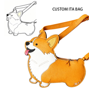 Tùy Chỉnh Mới Lạ Ita Túi Xách Với Dây Kéo Đóng Cử<span class=keywords><strong>a</strong></span> Không Thấm Nước PU Da Thấp Moq Tùy Biến Cho Trò Chơi Phim Hoạt Hình Phim Động Vật Thiết Kế - Product Image 2