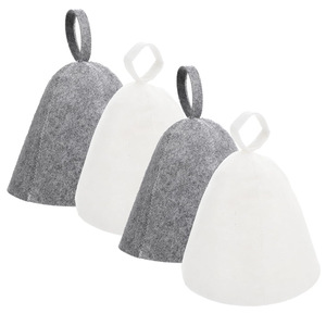 Fournisseur transfrontalier : <span class=keywords><strong>Bonnet</strong></span> <span class=keywords><strong>de</strong></span> <span class=keywords><strong>bain</strong></span> en feutre, chapeau <span class=keywords><strong>de</strong></span> sauna, chapeau <span class=keywords><strong>de</strong></span> hammam gris, <span class=keywords><strong>blanc</strong></span>, noir, <span class=keywords><strong>bonnet</strong></span> absorbant. - Product Image 2