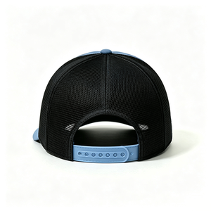 Two Tone 6-Panel 100% Polyester Canvas Trucker <b>Hat</b> Trucker <b>Cap</b> 3D Embroidery ACE Logo Mesh Back Breathable Summer Outdoor - Product Image 5