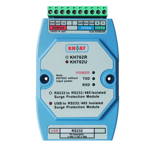 Convertisseur industriel isolé RS485 RS422 USB 3000VDC CE Rail DIN OEM - Product Image 3