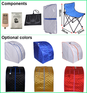 Pemanas Panel karbon dalam ruangan, ruang <span class=keywords><strong>Sauna</strong></span> inframerah jauh portabel untuk rumah satu orang - Product Image 6