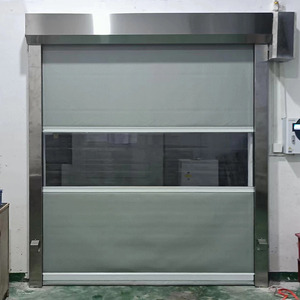 Portes de garage rapides électriques modernes en PVC, étanches et finies, pour entrepôts, vente en gros - Product Image 5