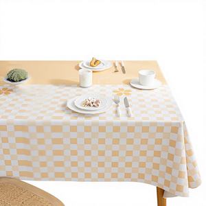 Manteles de Lujo para Cocina, de Uso Interior, de Tela de Algodón/Lino Impermeable, con Estampado Simple, Personalizados de Fábrica, Gran Venta - Product Image 2