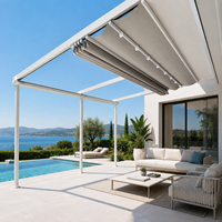 Pergola pliante en tissu imperméable, directement de l'usine, avec structure métallique résistante à la corrosion, pour mariages et lieux événementiels