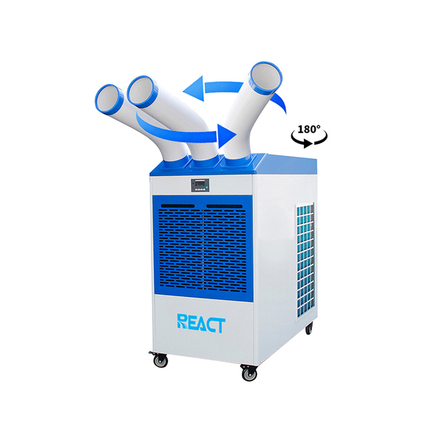 60000BTU 5 Ton Large Spot Portable Industrial Air Conditioner 3 Phase Motor 3000 M3/h Airflow 50-60dB Noise
