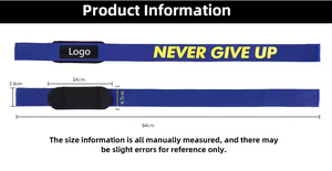 Fasce da Polso per Sollevamento Pesi con Logo Personalizzato, Attrezzatura Sportiva per Body Building e Allenamento di Forza - Product Image 4