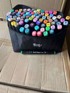 Juego de Rotuladores de Doble Punta con Tinta de Acuarela y Base de Aceite para Estudiantes y Niños, 30/262 <span class=keywords><strong>Colores</strong></span> - Product Image 4