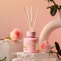 Diffuseur de roseaux de luxe MULAN, écologique, sécurité professionnelle, parfum riche de rose, longue durée, utilisation domestique, élégance haut de gamme
