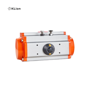 Válvula de bola neumática de doble acción KLION ANSI/ISO/CE de temperatura normal, forjada en acero inoxidable 304/316, roscada, para agua, OEM KZPBT316025A 1.Zero-l - Product Image 6