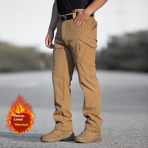 <span class=keywords><strong>Pantalon</strong></span> cargo tactique thermique coupe-vent IX9, multi-poches, en polaire, pour l'<span class=keywords><strong>escalade</strong></span> et la chasse - Product Image 3