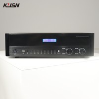 100W + 100W Analog DSP ses güç amplifikatörü 3in1 Karaoke ev sineması KTV ses sistemi odası profesyonel Karaoke amplifikatörü