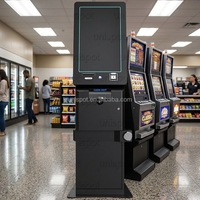 UNISPOT UAM-S02 Paslanmaz Çelik Çift Altın Kaplama Oyun Tahtası Termal Yazıcı Bilet Bozma Kiosku Oyun Merkezleri için (İngilizce)