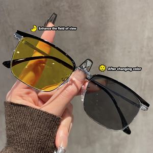 نظارات رؤية ليلية جديدة لعام <span class=keywords><strong>2026</strong></span> بإطار معدني مع تغيير اللون مريحة ومتينة للاستخدام النهاري والليلي - Product Image 3