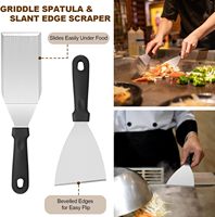 Ensemble d'outils de barbecue SEB 12 pièces, robuste, en acier inoxydable, kit d'accessoires pour grillades en plein air