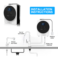 CAMAZ coréen 11 plaques ioniseur Kangen Machine à eau électrolysée riche en hydrogène eau alcaline pour un usage extérieur et domestique
