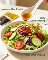 Condiment japonais Wafu en gros, sachet personnalisé, pot de gelée, bouteille pour accompagnements alimentaires, vente au détail pour restaurants et supermarchés