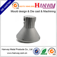 Radiateur de dissipateur thermique pour boîtier de machine de phare LED, accessoire automobile en aluminium moulé sous pression OEM, le plus vendu, Guangdong HW13-90342