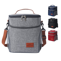 Sac isotherme personnalisé grande capacité pour courses et aliments, étanche, pour le déjeuner/bento, idéal pour les voyages et les adolescents