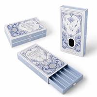 Lot de 5 boîtes d'emballage de cigarettes multi-packs, boîte à tiroir rigide à ouverture facile, à l'épreuve des enfants, pour pré-emballage de cônes en papier roulé, vente en gros personnalisée