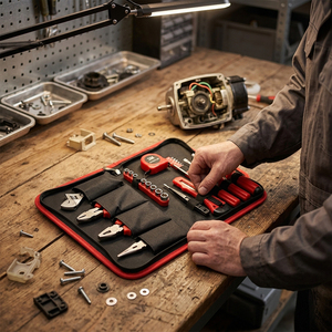 Kit de Herramientas de Reparación Portátil de Alta Calidad de 30 Piezas, Kit Básico para el Hogar, Personalizable OEM, Bolsa de Herramientas - Product Image 5