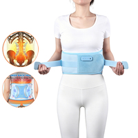 Ceinture chauffante électrique Tech Love pour le bas du dos, avec batterie intégrée, soutien réglable et fonction de massage pour femmes