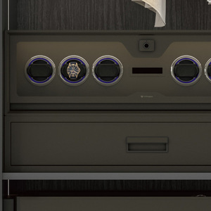 Lanka Watch Winder Automatic Mechanical Watch Rotating Device With Led <b>Display</b> For Home Use - Product Image 2