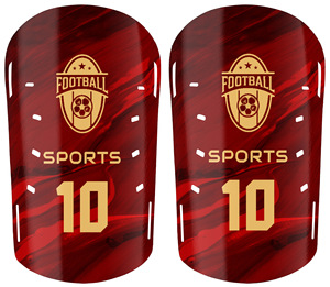 Football <b>Shin</b> Guards Professional Sports Use Custom Printed From Your Image Thickened <b>Slip</b> <b>in</b> <b>Shin</b> <b>Pads</b> With Double Straps - Product Image 3