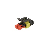 Boîtier de connecteurs à 2 positions série AMP Superseal 1.5mm pour bornes femelles fil à fil/fil à appareil/fil à carte