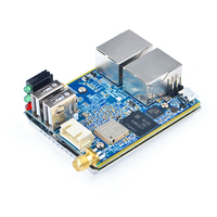 NanoPi R1 Mini routeur avec 1 Go de RAM et double écran Allwinner H3 Quad-Core Development Board Linux OS Internet of Things Boîtier métallique
