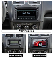 Autoradio Android 11 Lecteur DVD de voiture pour VW Golf Polo Passat b7 b6 SEAT leon Skoda Octavia 2 + 32G Car play Auto autoradio stéréo