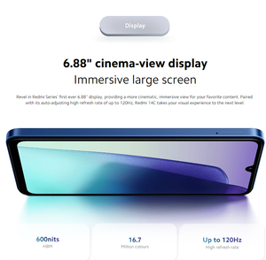 โทรศัพท์มือถือแบรนด์ใหม่ทั่วโลกสำหรับปลดล็อค <span class=keywords><strong>Xiaomi</strong></span> <span class=keywords><strong>redmi</strong></span> 14C 4G LTE <span class=keywords><strong>128GB</strong></span> 256GB - Product Image 4