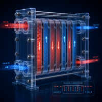 Échangeur de chaleur à plaques en acier inoxydable Jinkailong, joint de cadre, refroidisseur de moteur, économie d'énergie, capacité de débit de 1000 L/h, 220 V/380 V, 1,6 Mpa