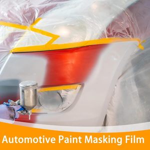 <span class=keywords><strong>Film</strong></span> de masquage PE anti-poussière pré-adhésif CW pour usage agricole, longueur 20m, largeur 110-300cm, protection pour peinture de meubles par pulvérisation - Product Image 6