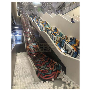 핫 세일 유리 섬유 슬라이드 실내 놀이터 장비 소프트 놀이 장비 큰 유리 섬유 슬라이드 실내 놀이 공간 - Product Image 6