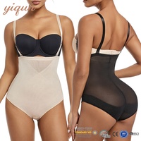 Body gainant amincissant en nylon pour femme avec soutien lombaire, effet rehausseur de hanches et contrôle du ventre, lingerie sculptante grande taille